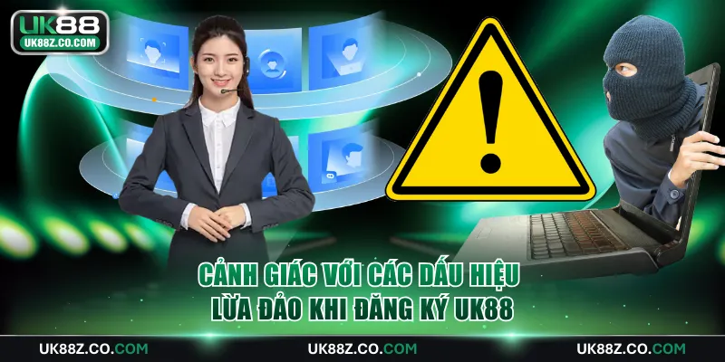 Cảnh giác với các dấu hiệu lừa đảo khi đăng ký UK88