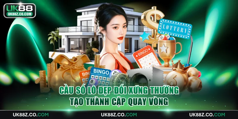Cầu số lô đẹp đối xứng thường tạo thành cặp quay vòng