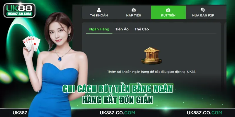 Chi cách rút tiền bằng ngân hàng rất đơn giản