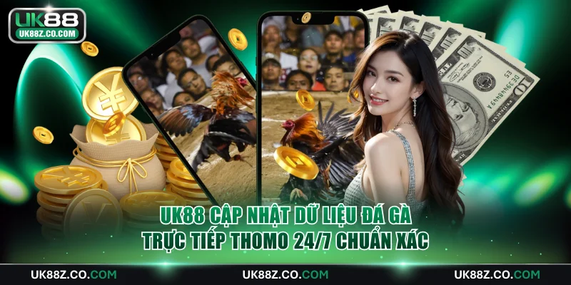 UK88 cập nhật dữ liệu trận đá gà trực tiếp Thomo 24/7 chuẩn xác